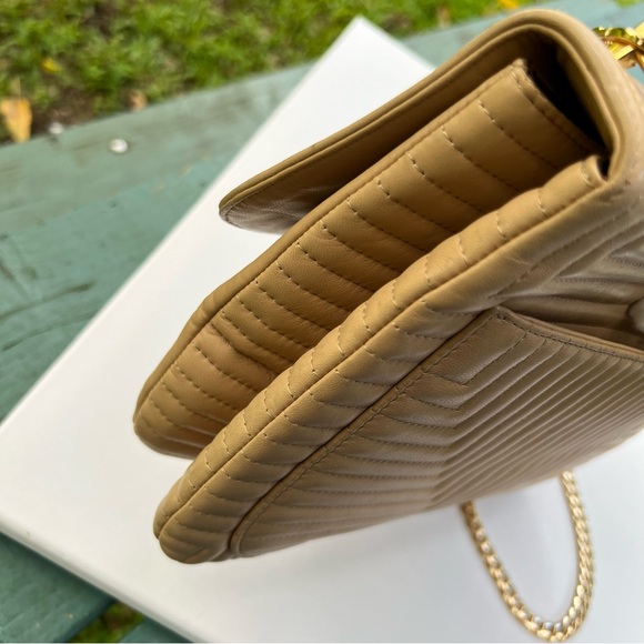 BALLY Shoulder Bag Handbag Leather Beige Crossbody Bag - Picture 11 of 16